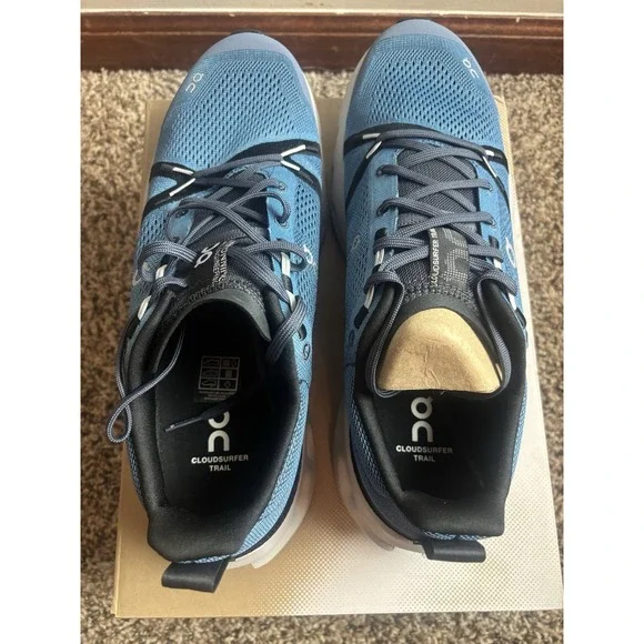 On CloudSurfer Trail Niagara Glacier 3ME10110771 Men's Size 9 Sneakers